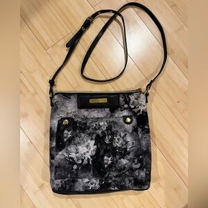 Black Floral Bag